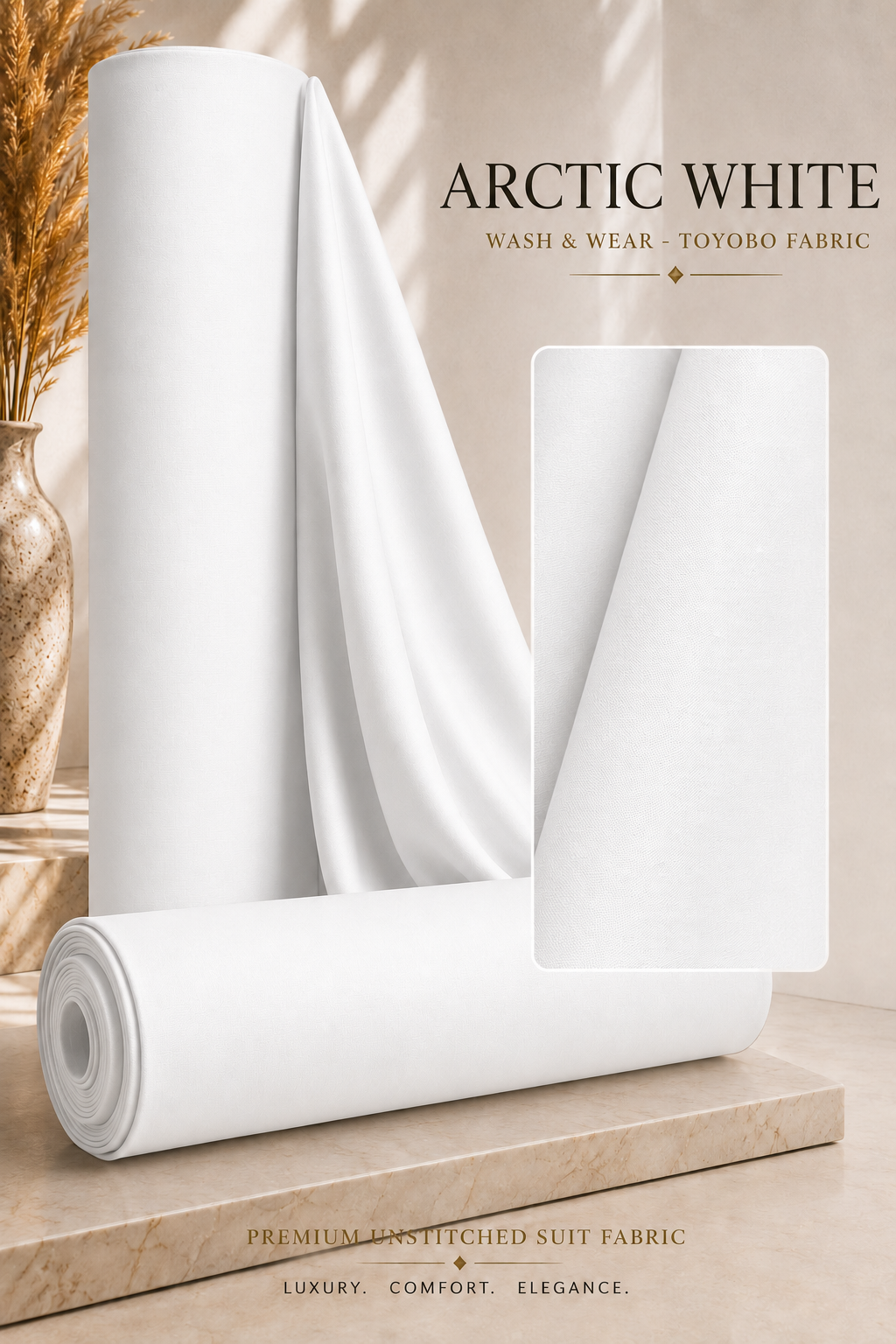 STARK WHITE WASH & WEAR SUMMER TOYOBO - MFUFWWT407 — image 1