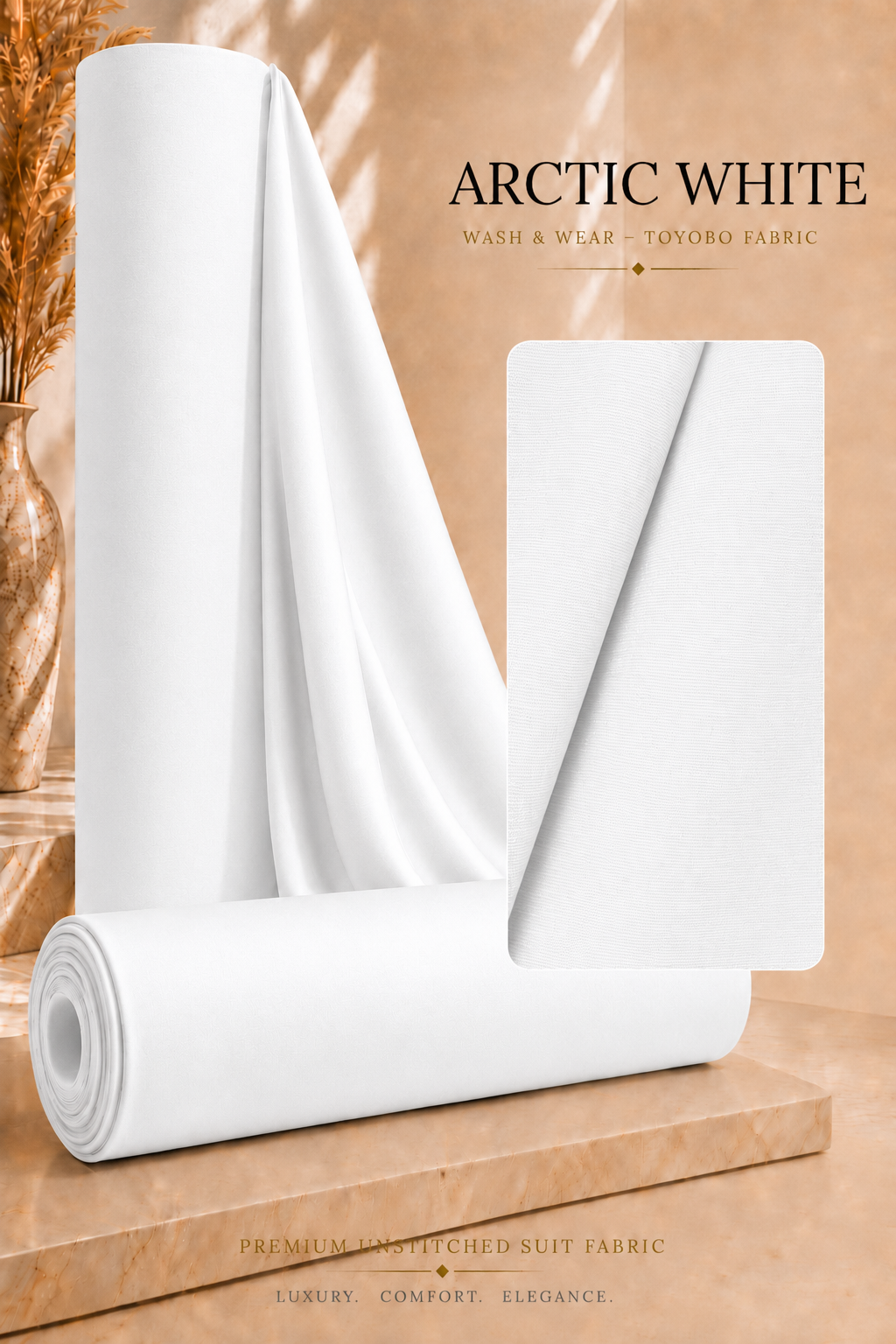STARK WHITE WASH & WEAR LINING TOYOBO - MFUFWWT207 — image 1