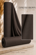 ESPRESSO BROWN WASH & WEAR SUMMER TOYOBO - MFUFWWT409 — image 1