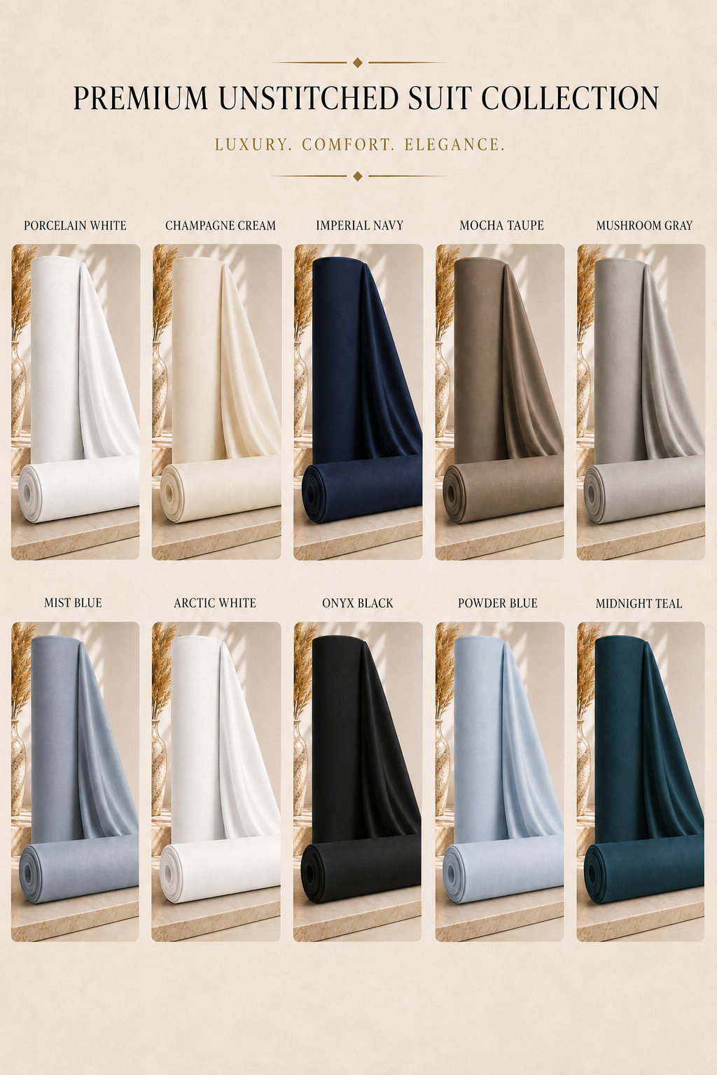 DEEP NAVY WASH & WEAR ARABIC TOYOBO - MFUFWWT312 — image 2