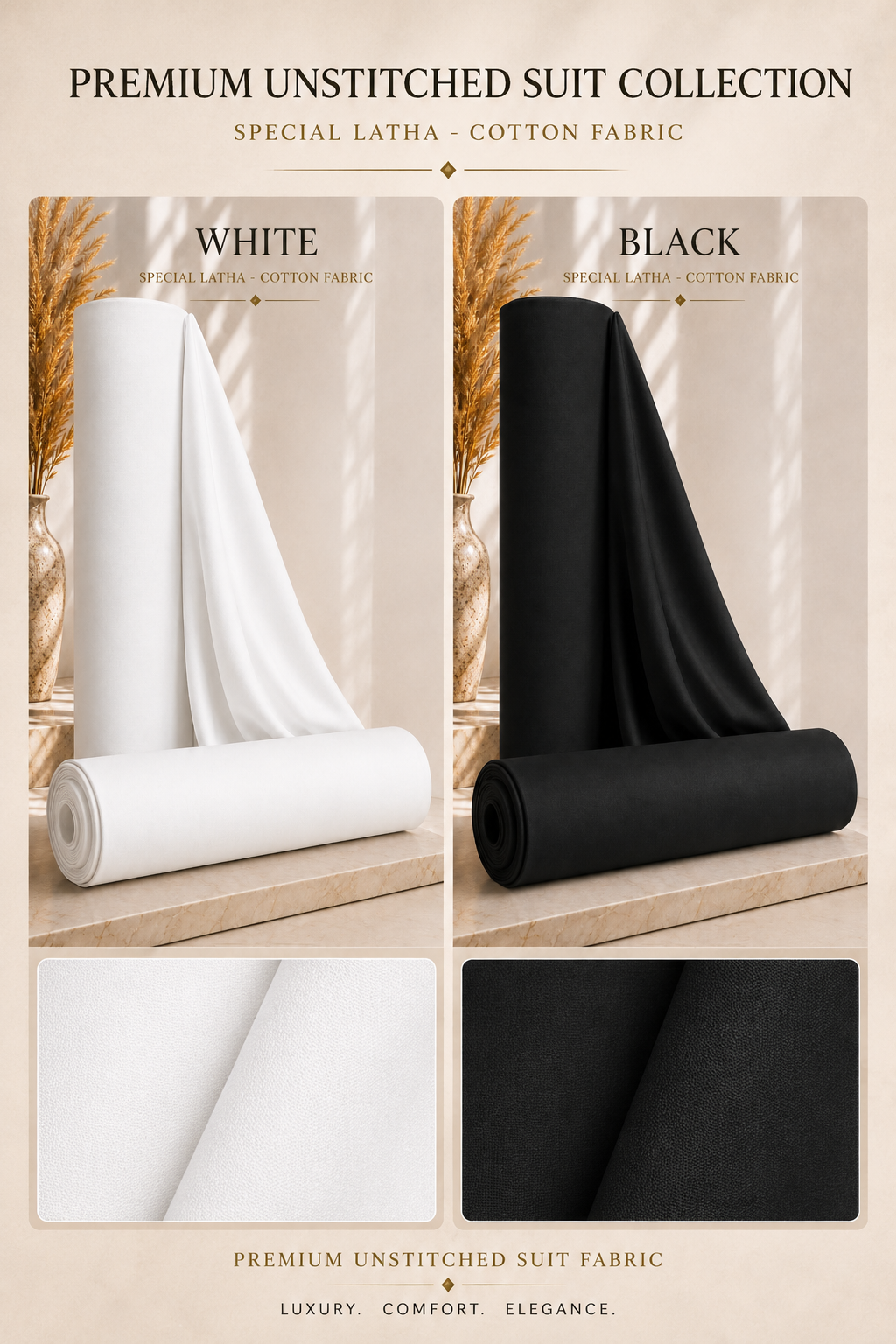 JET BLACK SPECIAL LATHA - MFUFSL01 — image 2