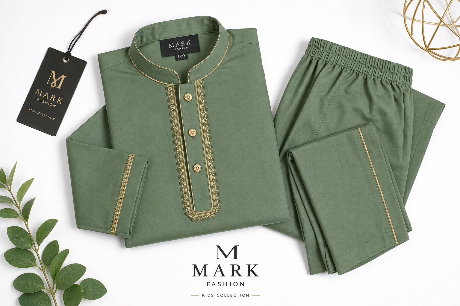 Mark Fashion Infants Kameez Shalwar — Mark Fashion boys mannequin product photo 4