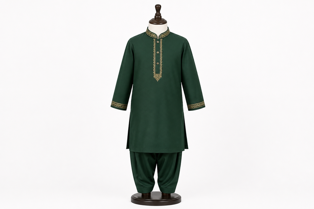 Mark Fashion Kid Boys Kameez Shalwar — Mark Fashion boys mannequin product photo 3