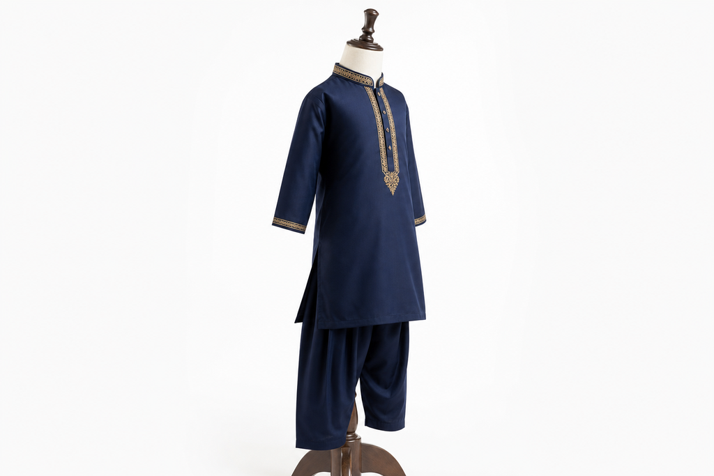 Mark Fashion Kid Boys Kameez Shalwar — Mark Fashion boys mannequin product photo 4