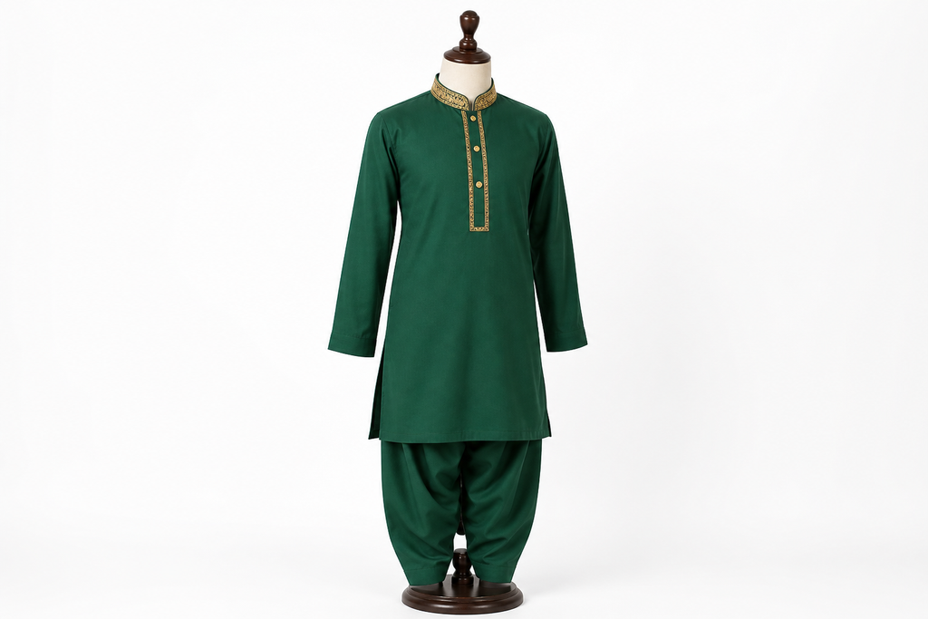 Mark Fashion Teen Boys Kameez Shalwar — Mark Fashion boys mannequin product photo 4